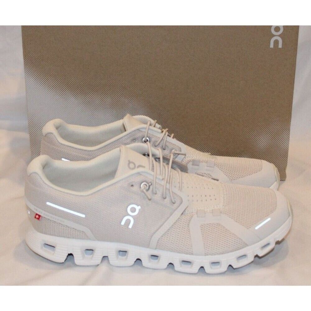NIB ON CLOUD WOMEN'S CLOUD 5 RUNNING SHOES SNEAKER PEARL WHITE 11